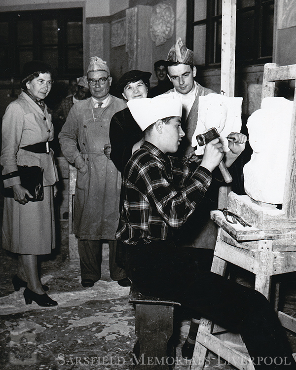 Monumental masonry in the 1950s