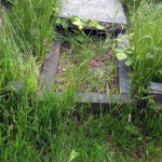 grave before restoration
