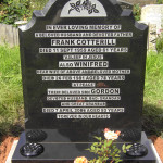 easy to maintain headstone