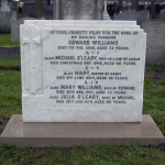 After restoration of headstone