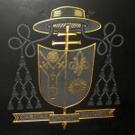 crest on archbishops grave
