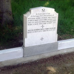 restored family gravestone