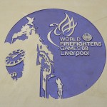 fire fighter games commemorative stone plinth
