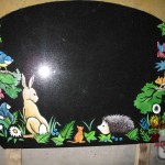 carved children's characters