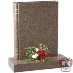 brown granite headstone