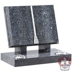 .Blue pearl granite open book