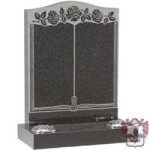 engraved book ornamental headstone