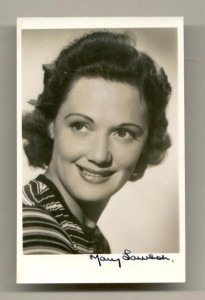 Mary Lawson, from a 1930s publicity postcard