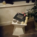 Greener memorial tablet