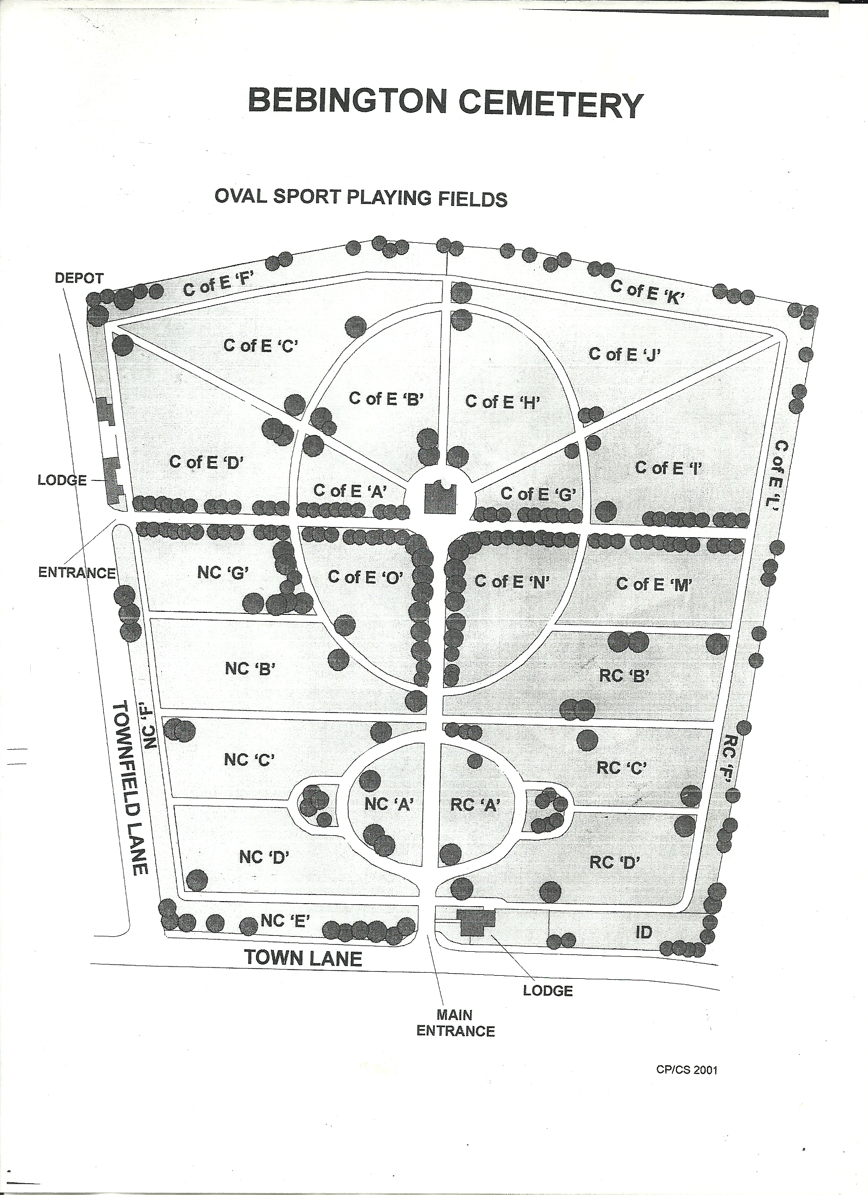 Map of ford cemetery liverpool #4