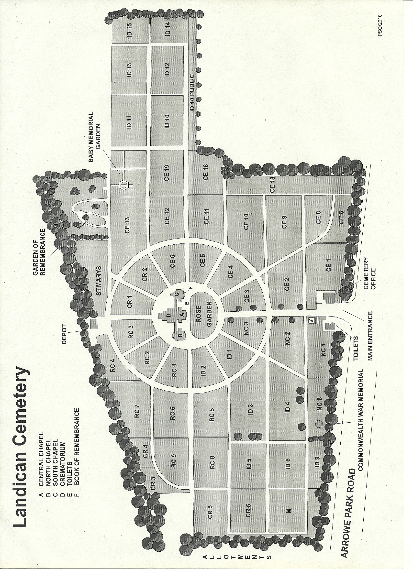 Map of ford cemetery liverpool #6