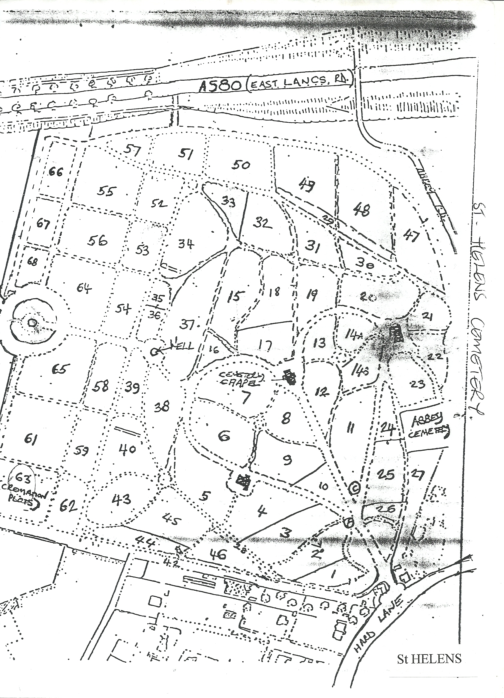 Ford cemetery liverpool map #1