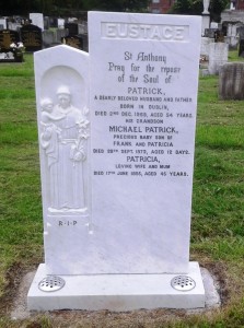 Gravestone after cleaning