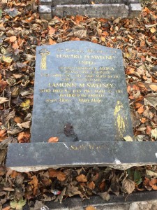 How memorials are sometimes left...