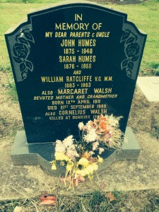 Vc Ratcliffe grave Allerton cemetery